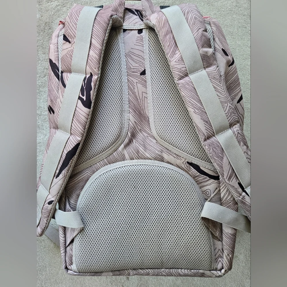 Herschel Supply Co. Tan Geo/Black Rubber Retreat Backpack